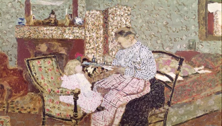 Woman Feeding a Child (detail)